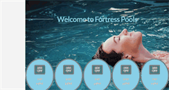Desktop Screenshot of fortresspools.com